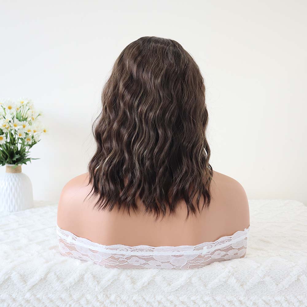 Wavy long bob sale wig