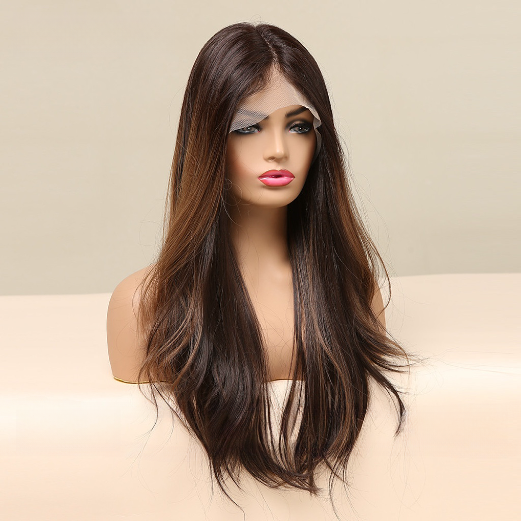 Brown Wavy Front Lace Wig