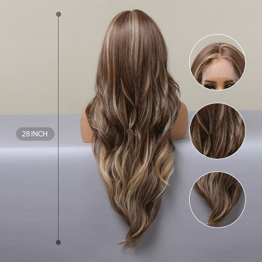 Brown Wavy Lace Front Wig