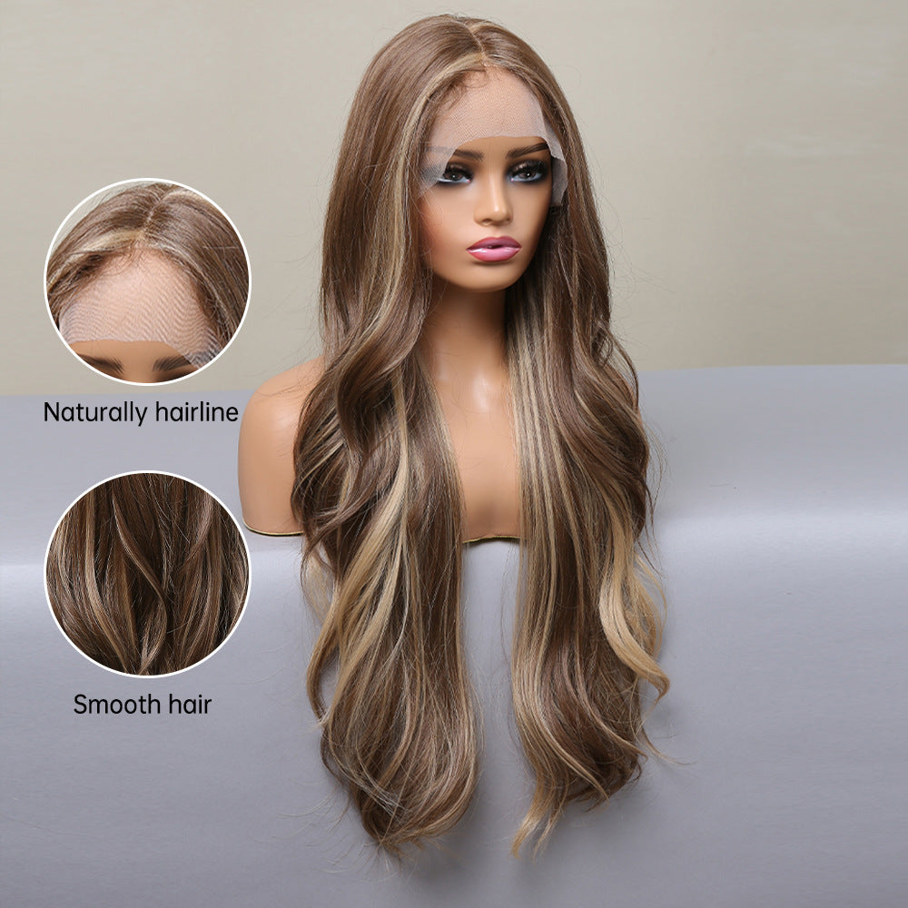 Brown Wavy Lace Front Wig