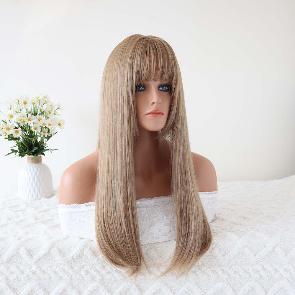 Sarah Brown Long Wig with bangs