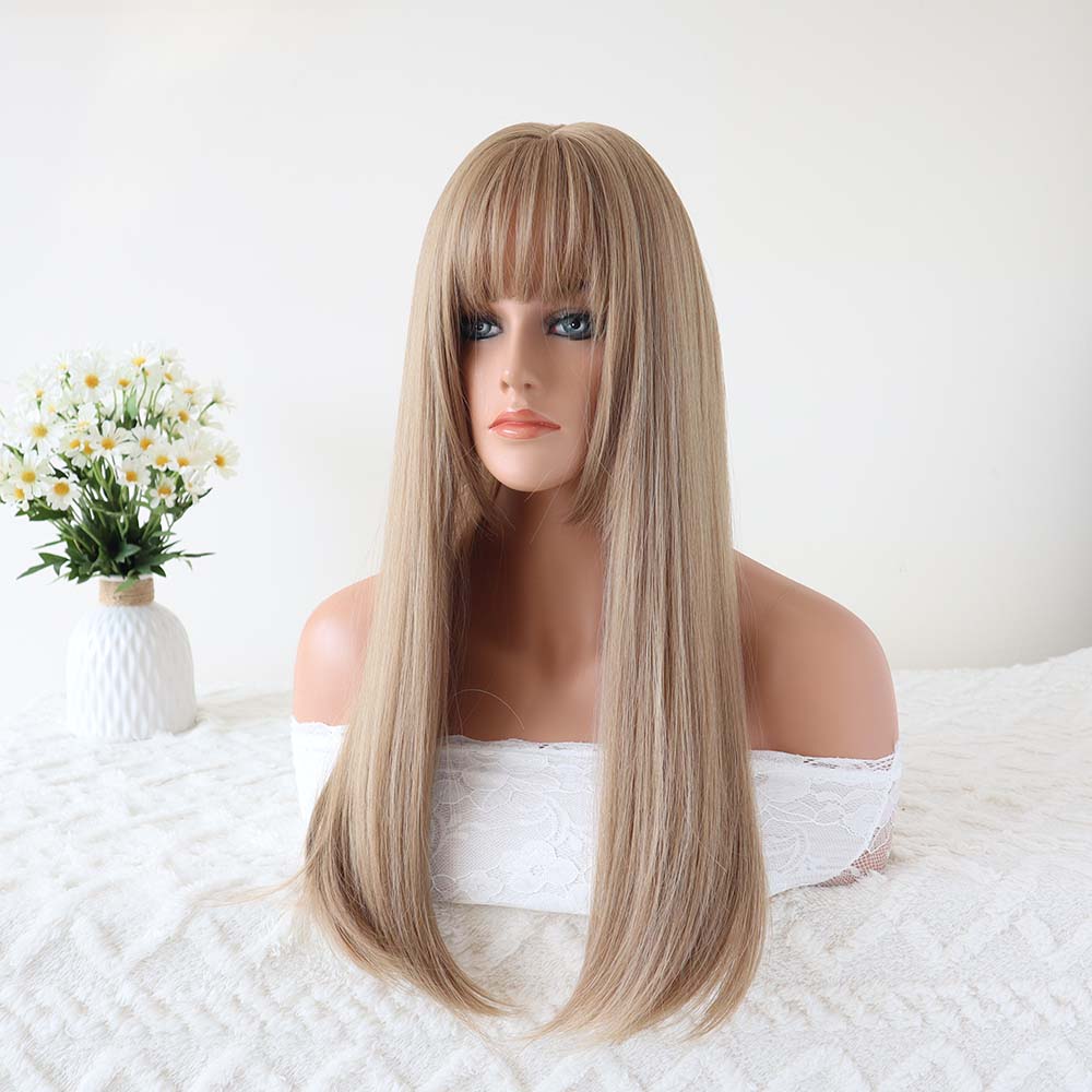 Sarah Brown Long Wig with bangs